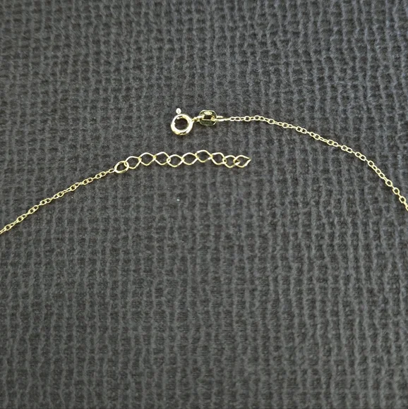 MESH Stationary Open Circle⭕️ Necklace - Picture 9 of 16